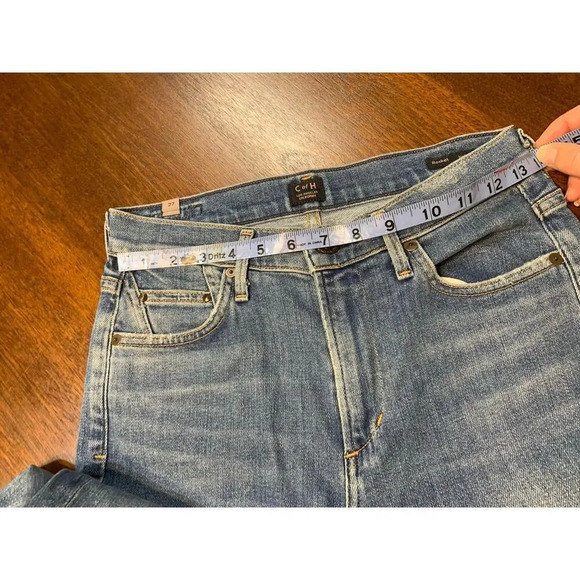 Citizens of Humanity Rocket High Ride Skinny Pearl Studded Blue Jeans Women’s 27 - Picture 6 of 12